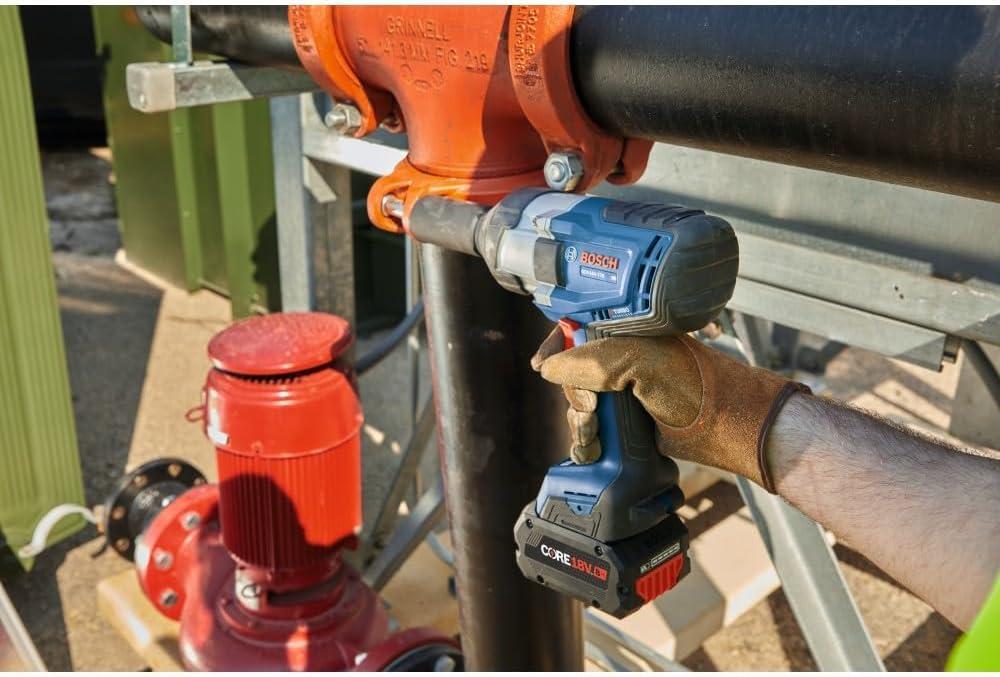 imageBOSCH GDS18V770CN PROFACTOR 18V ConnectedReady 34 In Impact Wrench with Friction Ring and ThruHole Bare ToolTool Only