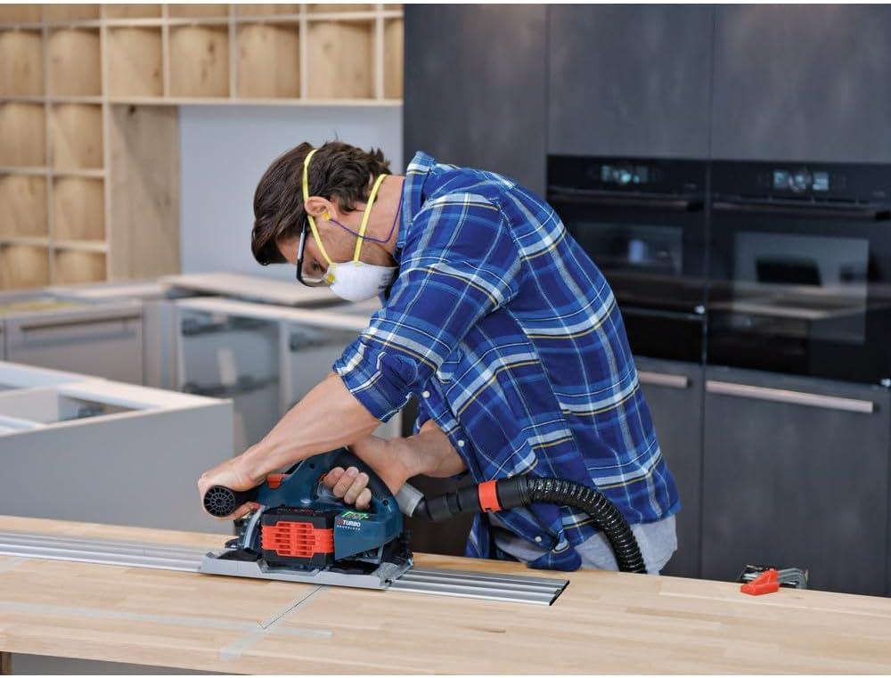 imageBOSCH GKT18V20GCL14 PROFACTOR 18V ConnectedReady 512 In Track Saw Kit with 1 CORE18V 8 Ah High Power Batteryw Starter Kit