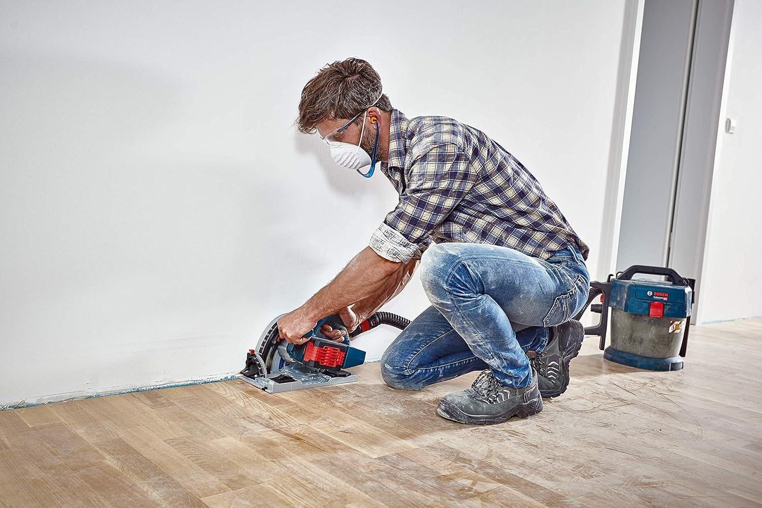 imageBOSCH GKT18V20GCL14 PROFACTOR 18V ConnectedReady 512 In Track Saw Kit with 1 CORE18V 8 Ah High Power Batteryw Starter Kit