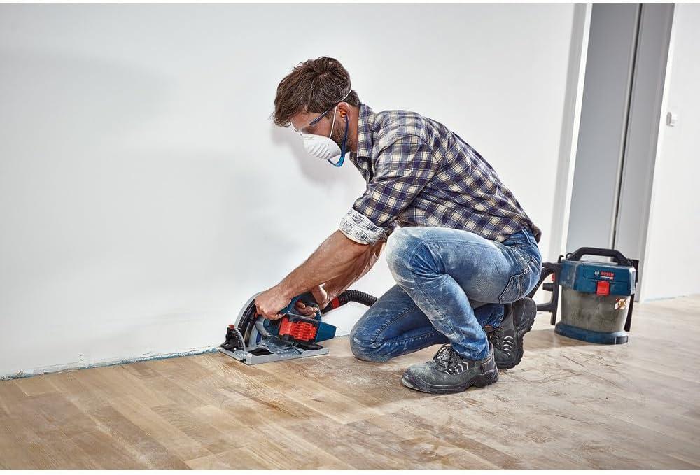imageBOSCH GKT18V20GCL14 PROFACTOR 18V ConnectedReady 512 In Track Saw Kit with 1 CORE18V 8 Ah High Power Batteryw Starter Kit