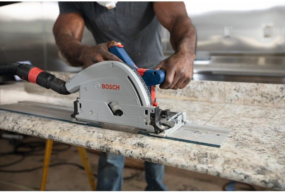 imageBOSCH GKT18V20GCL14 PROFACTOR 18V ConnectedReady 512 In Track Saw Kit with 1 CORE18V 8 Ah High Power Batteryw Starter Kit