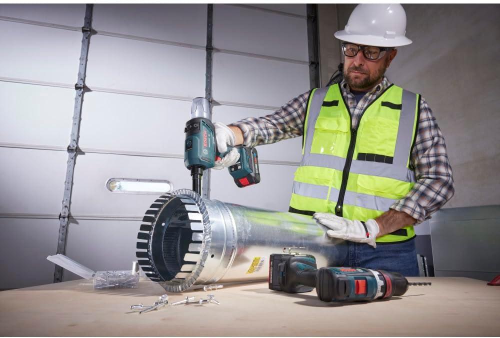 imageBOSCH GRG18V3600CN 18V Brushless Connected Rivet Tool Bare Toolw 2 18V 4 Ah Batteries