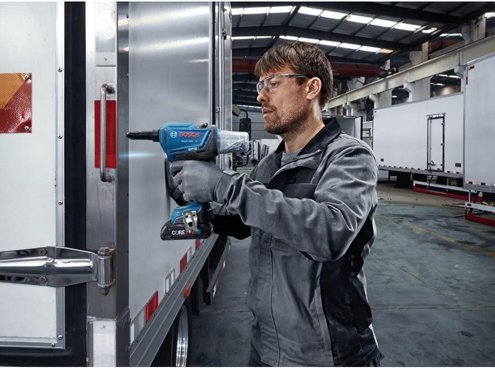 imageBOSCH GRG18V3600CN 18V Brushless Connected Rivet Tool Bare Toolw 2 18V 4 Ah Batteries