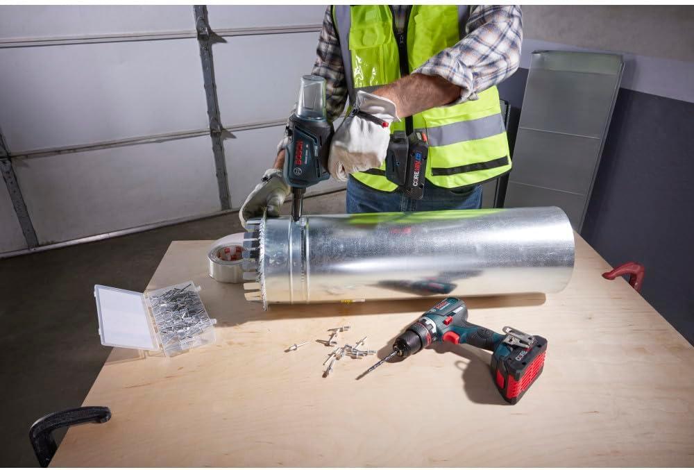 imageBOSCH GRG18V3600CN 18V Brushless Connected Rivet Tool Bare Toolw 2 18V 4 Ah Batteries