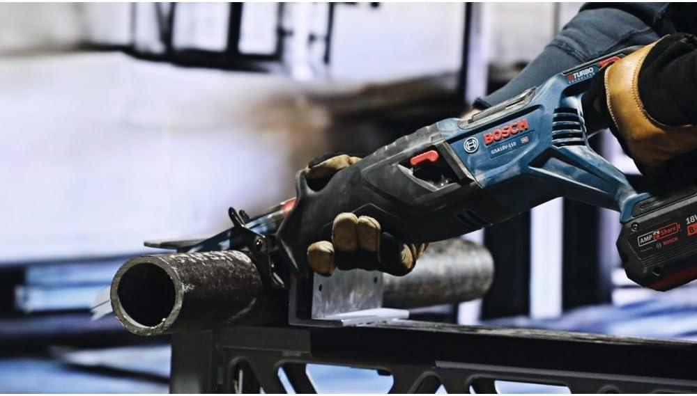 imageBOSCH GSA18V110B14 PROFACTOR 18V 118 In Reciprocating Saw Kit with 1 CORE18V 80 Ah PROFACTOR Performance Batteryw 18V 8 Ah Battery