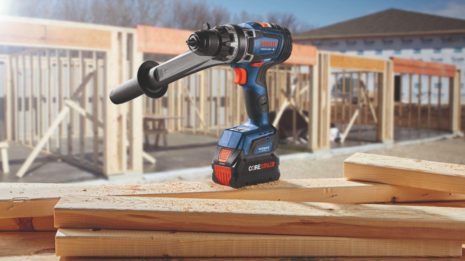 imageBOSCH GSB18V1330CB14 PROFACTOR 18V ConnectedReady 12 In Hammer DrillDriver Kit with 1 CORE18V 8 Ah High Power BatteryIndustrial