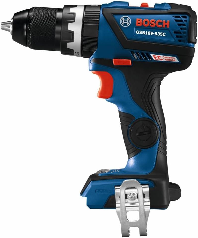 imageBOSCH GSB18V535CB15 18V EC Brushless ConnectedReady 12 In Hammer DrillDriver with 1 CORE18V 4 Ah Advanced Power BatteryTool Only