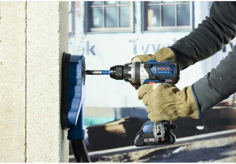 imageBOSCH GSB18V975CB25 18V Brushless ConnectedReady 12 In Hammer DrillDriver Kit with 2 CORE18V 4 Ah Advanced Power BatteriesIndustrial
