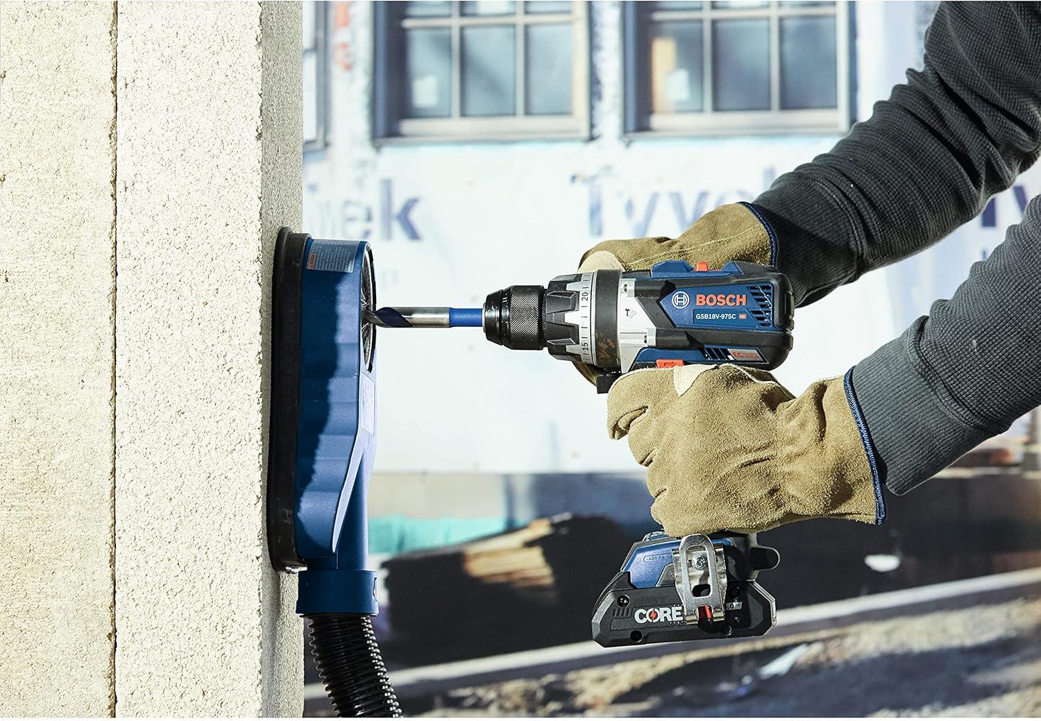 imageBOSCH GSB18V975CB25 18V Brushless ConnectedReady 12 In Hammer DrillDriver Kit with 2 CORE18V 4 Ah Advanced Power BatteriesIndustrial
