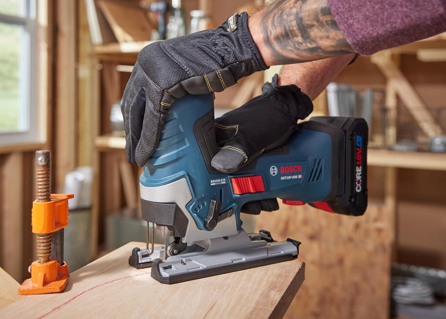 imageBOSCH GST18V50BN 18V Brushless BarrelGrip Jig Saw Bare Tool