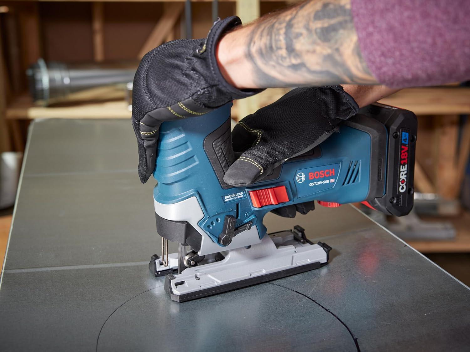 imageBOSCH GST18V50BN 18V Brushless BarrelGrip Jig Saw Bare Tool