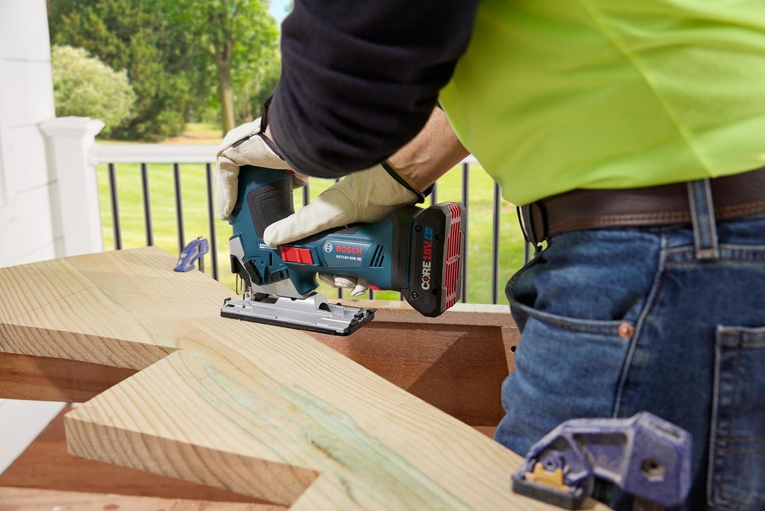 imageBOSCH GST18V50BN 18V Brushless BarrelGrip Jig Saw Bare Tool