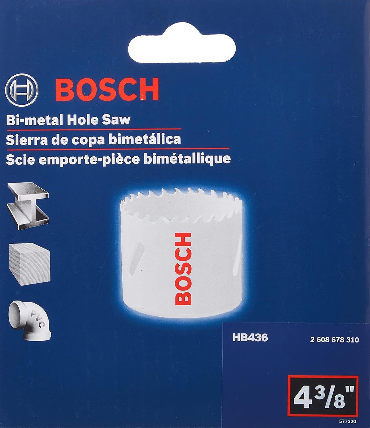 imageBOSCH HBSLKIT 7 pc SpinLOCK Universal Hole Saw Kit438