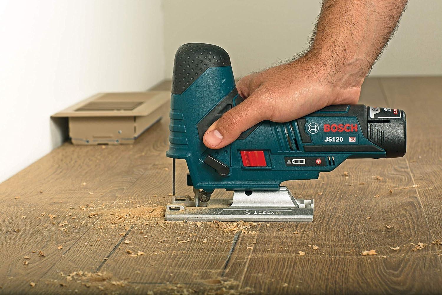 imageBOSCH JS120N 12V Max Barrel Grip Jig Saw Cordless Variable Speed Toolfree Blade Change Bare Tool