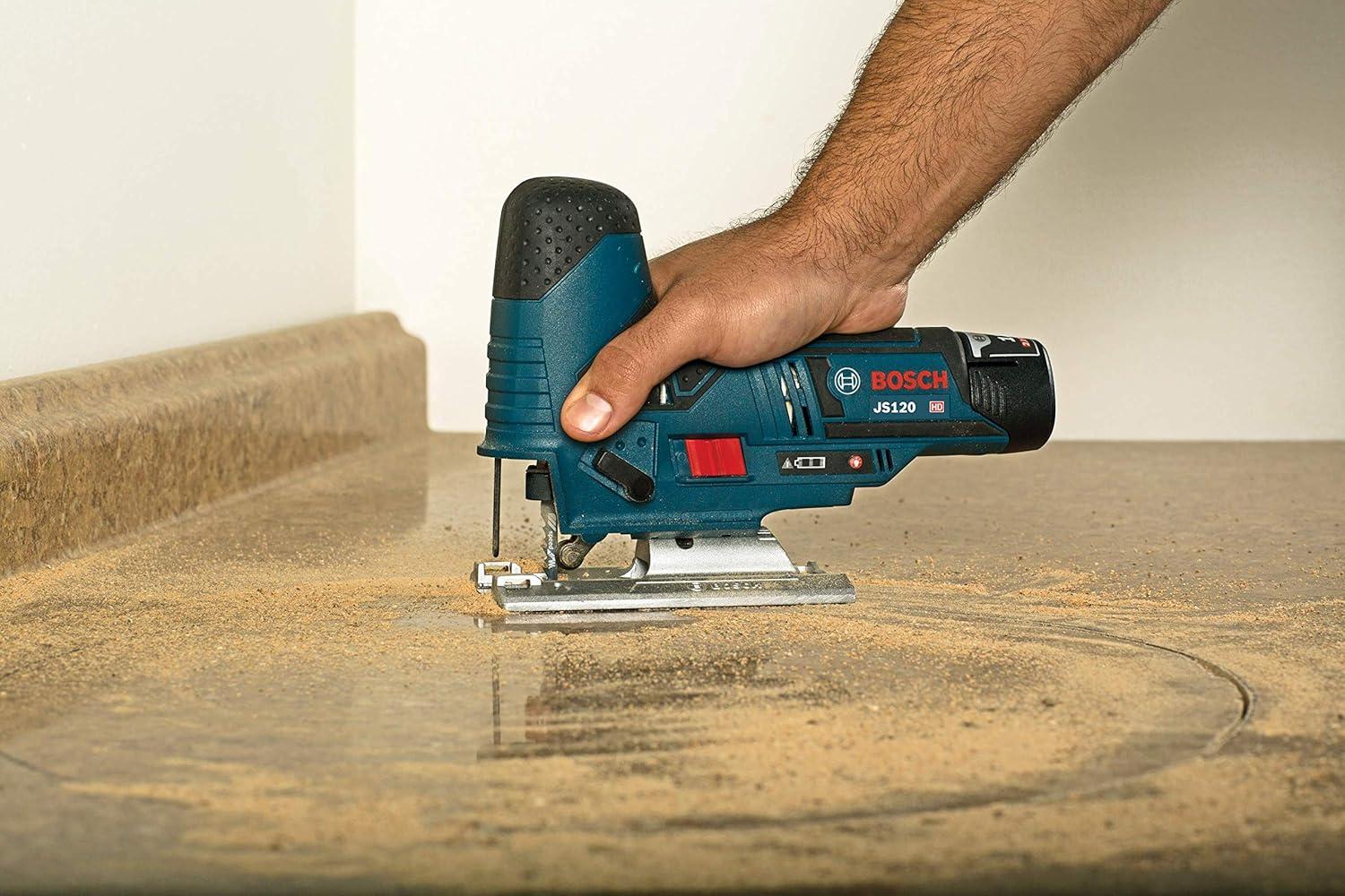 imageBOSCH JS120N 12V Max Barrel Grip Jig Saw Cordless Variable Speed Toolfree Blade Change Bare Tool