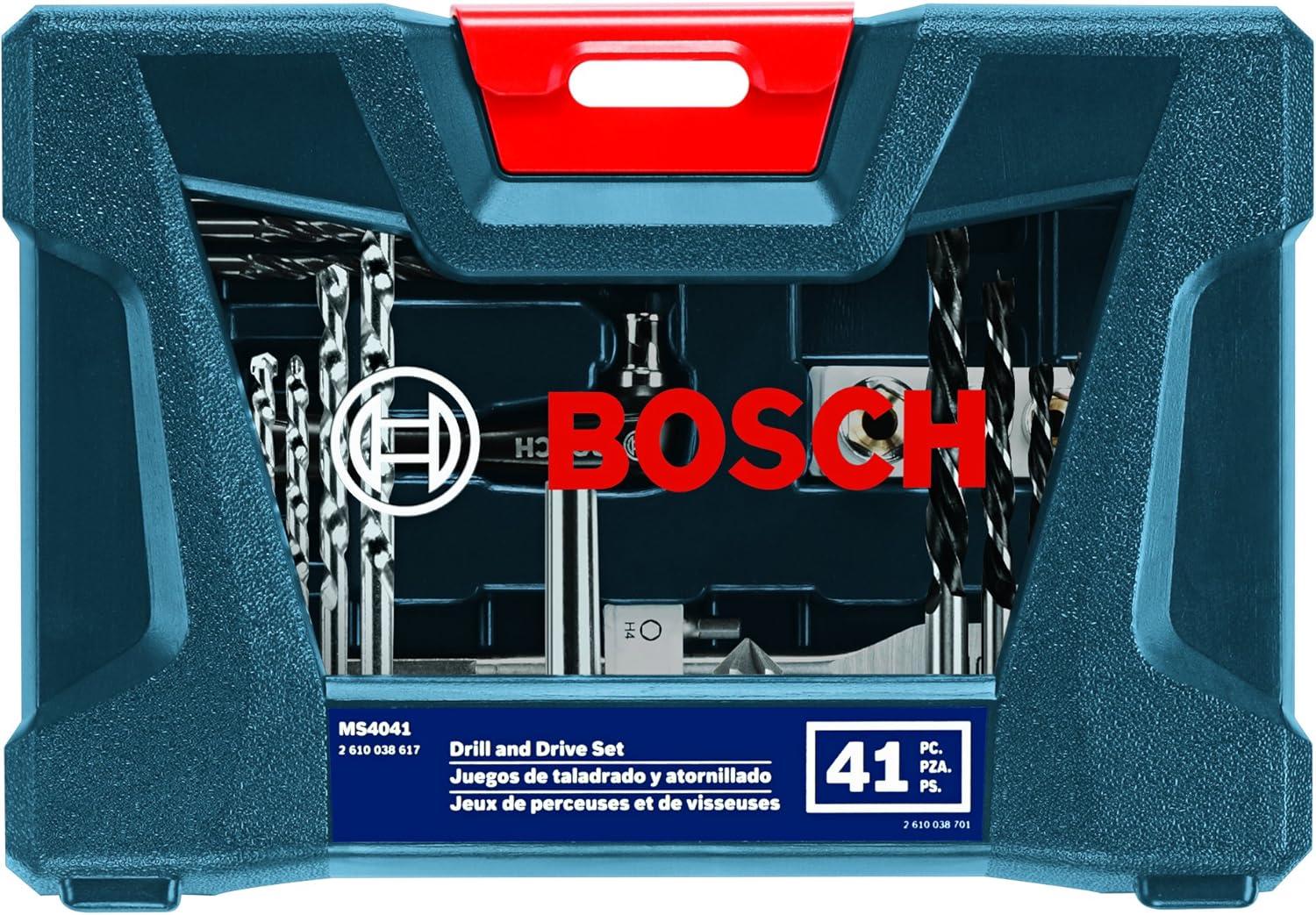 imageBOSCH MS4034 34Piece Drilling and Driving Mixed Set with Included Case for Applications in Wood Metal Masonry41Piece Set