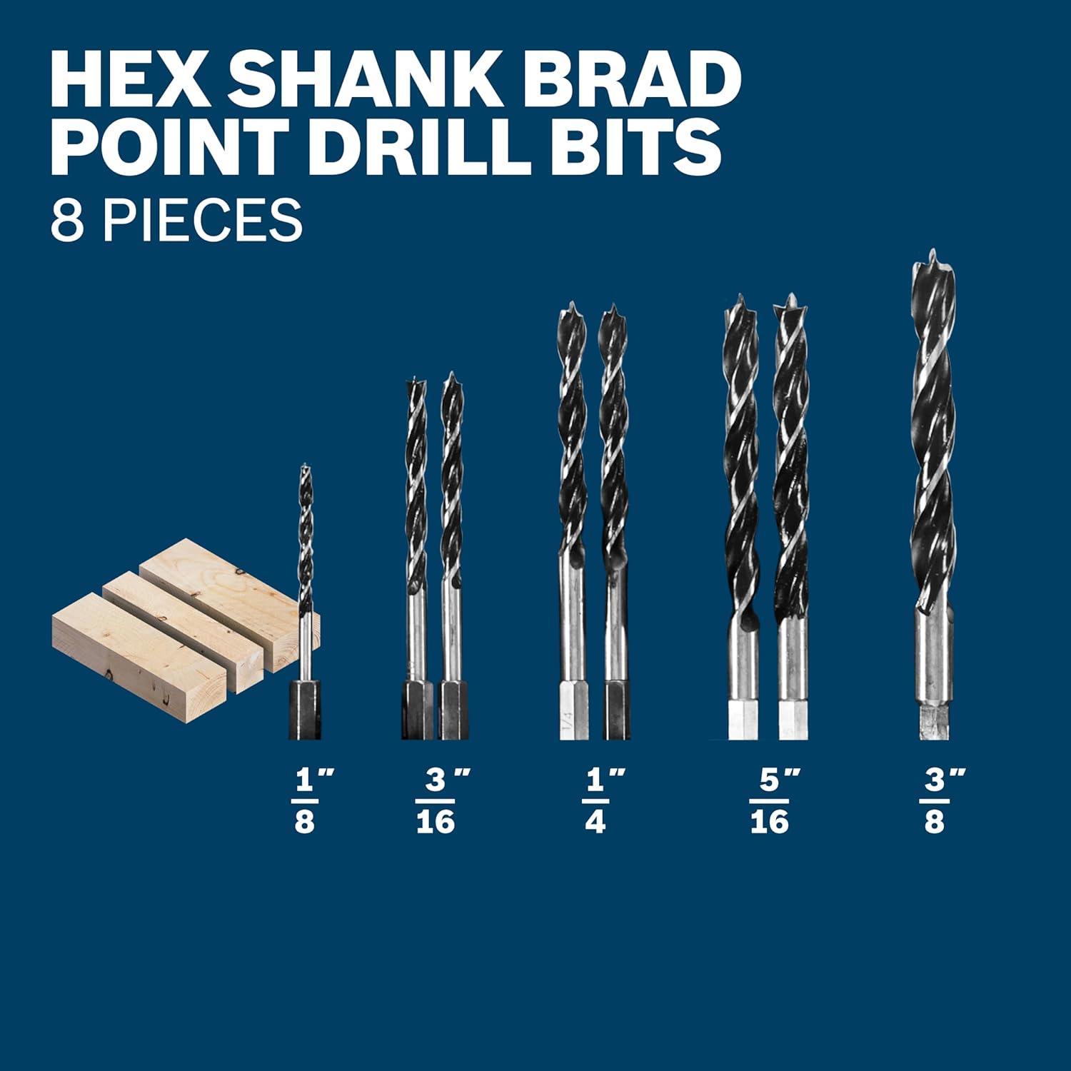 imageBOSCH MS4034 34Piece Drilling and Driving Mixed Set with Included Case for Applications in Wood Metal Masonry65Piece Set