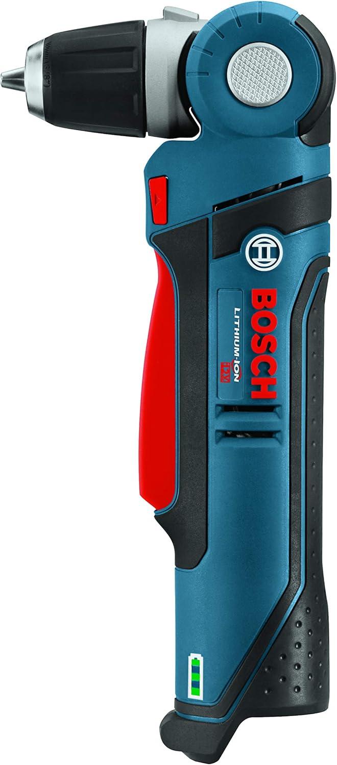 imageBOSCH PS11BN 12Volt Max LithiumIon 38Inch Right Angle DrillDriver with LBOXX ExactFit Tool Insert Tray Blue