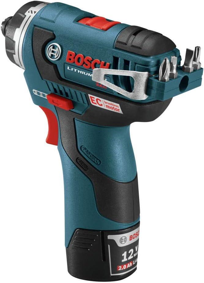 imageBOSCH PS2202 12V Max Brushless Pocket Driver Kit with 2 20Ah Batteries