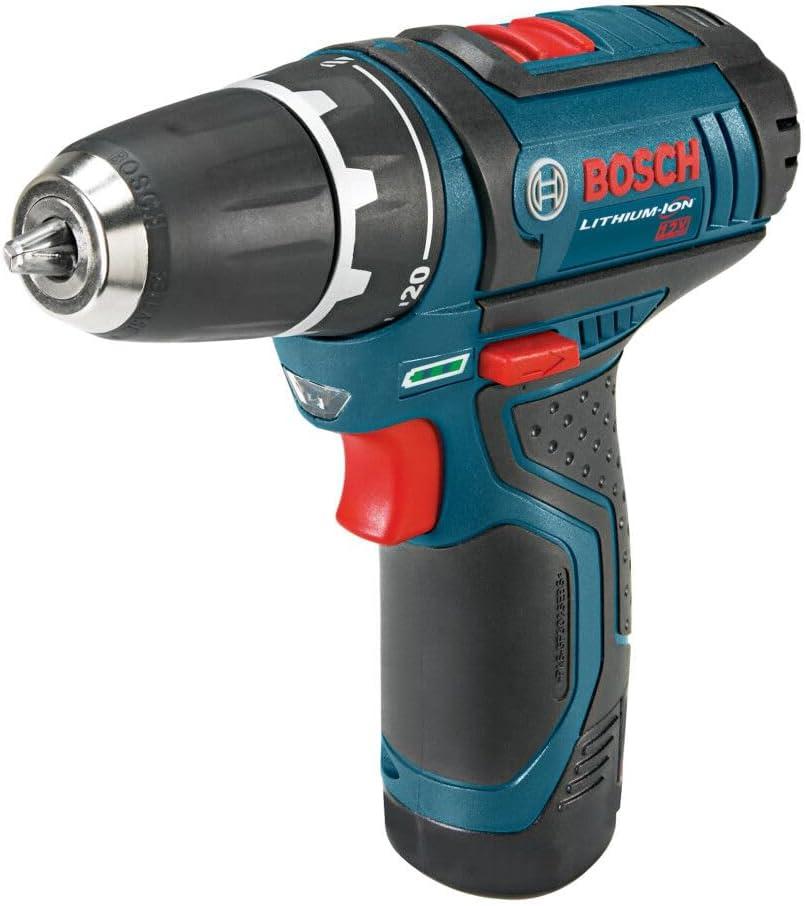 imageBOSCH PS312A 12V Max 38 Inch DrillDriver Kit with 2 2 Ah Batteries and Charger Variable Speedw 2 12V Batteries