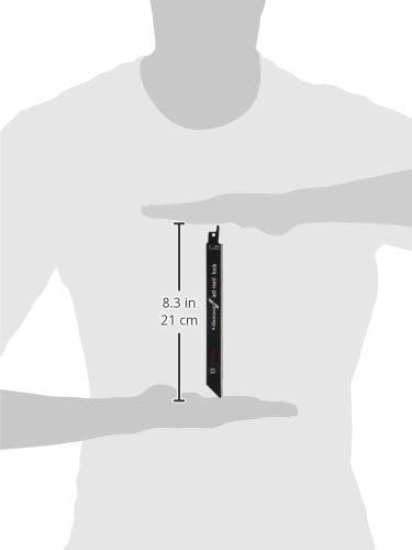 imageBOSCH RCB9DG 1Piece 9 in 50 Grit DiamondGrit Edge Reciprocating Saw Blade for Cast Iron Block