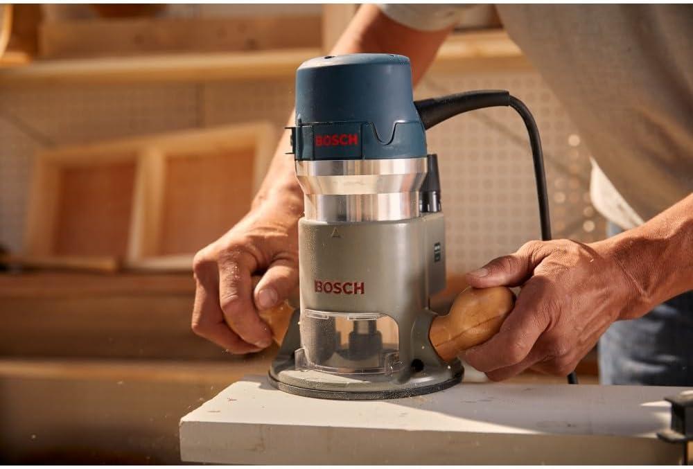 imageBosch 1617EVSPK 225 HP Combination Plunge and FixedBase RouterIndustrial