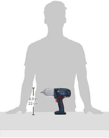 imageBosch BareTool HTH181B 18Volt LithiumIon 12Inch Square Drive Hight Torque Impact Wrench with Detent Pin Blue