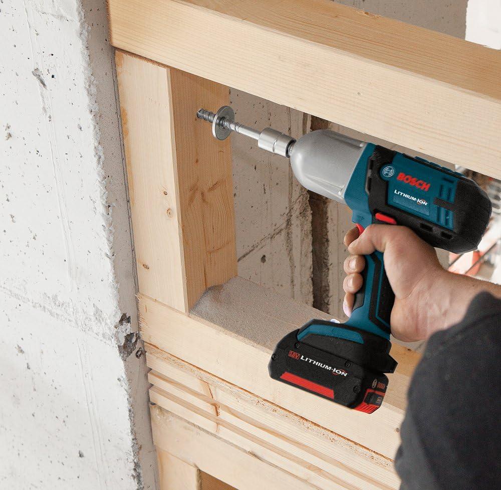 imageBosch BareTool HTH181B 18Volt LithiumIon 12Inch Square Drive Hight Torque Impact Wrench with Detent Pin Blue