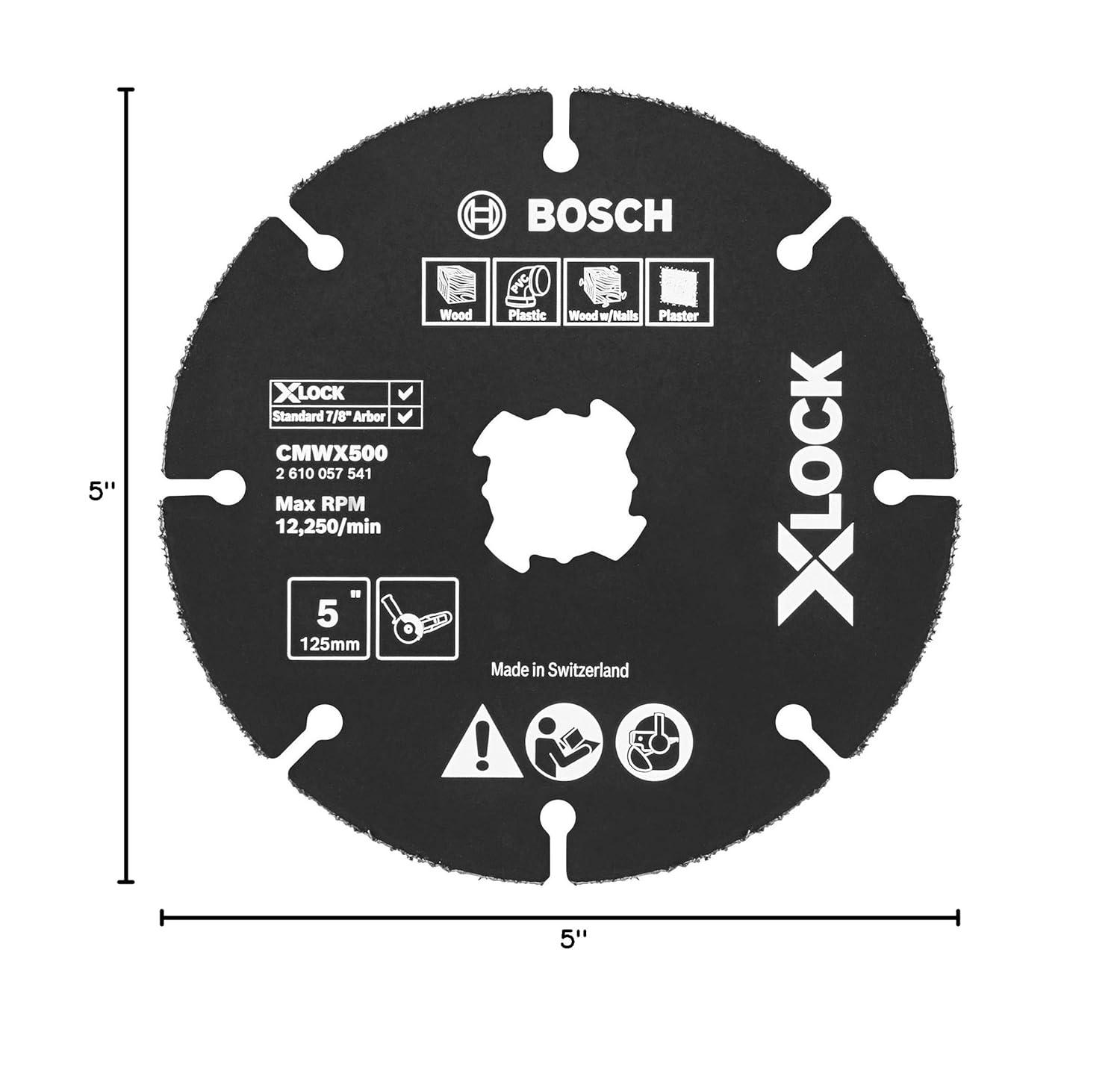 imageBosch CMWX450 412 in XLock Carbide MultiWheel5 in