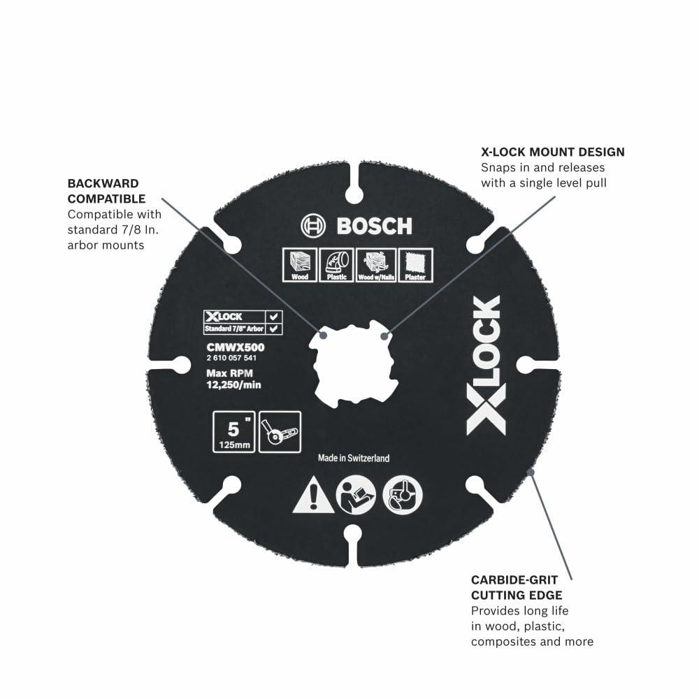 imageBosch CMWX450 412 in XLock Carbide MultiWheel5 in