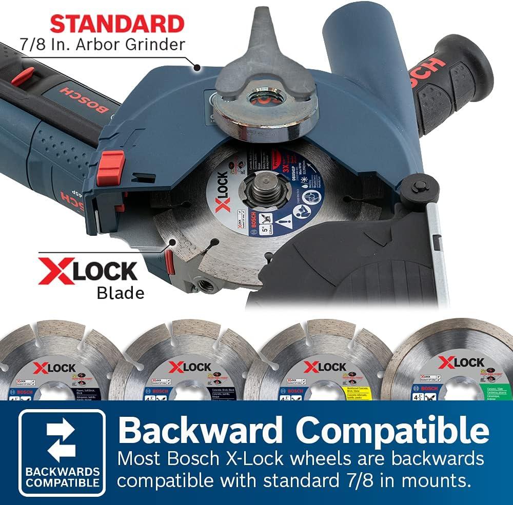 imageBosch DBX4541E 412 in XLock Xtreme Segmented Rim Diamond Blade5 in