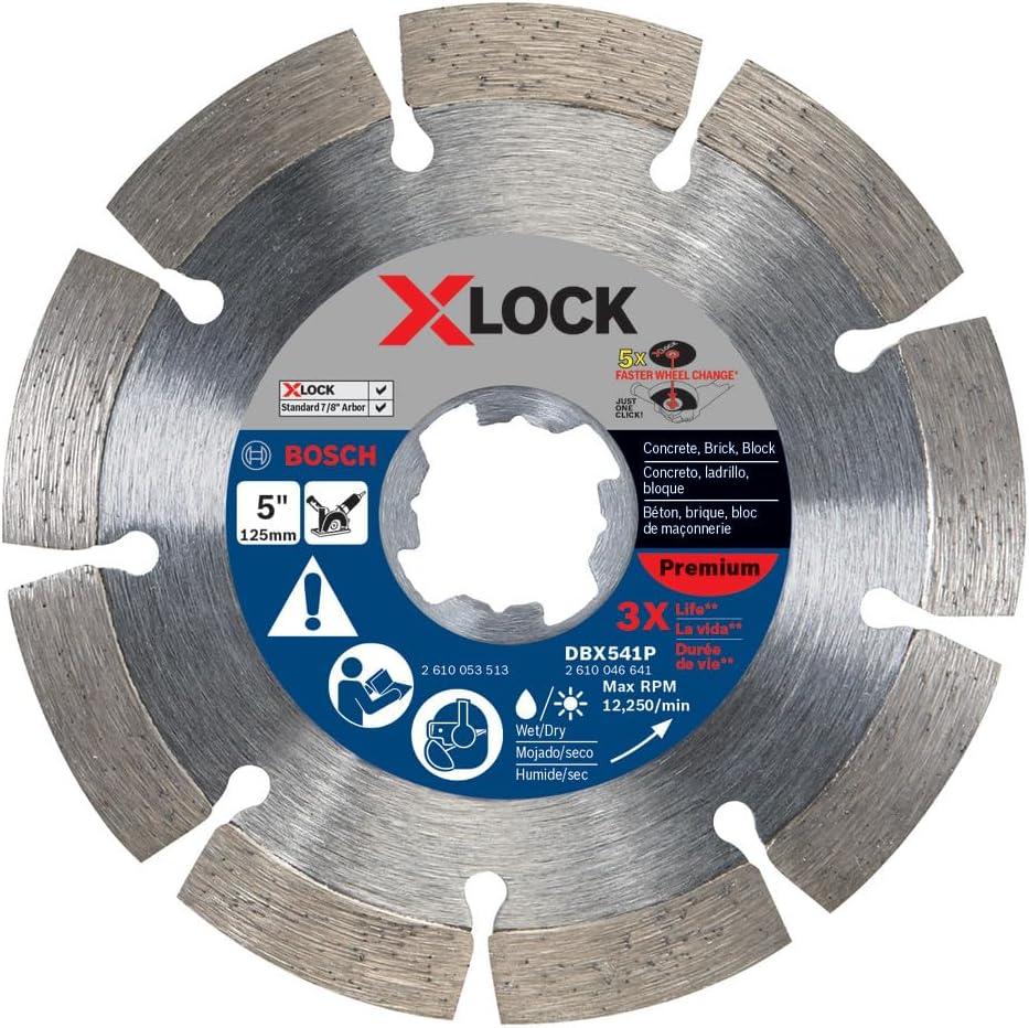 imageBosch DBX4541E 412 in XLock Xtreme Segmented Rim Diamond Blade5 in