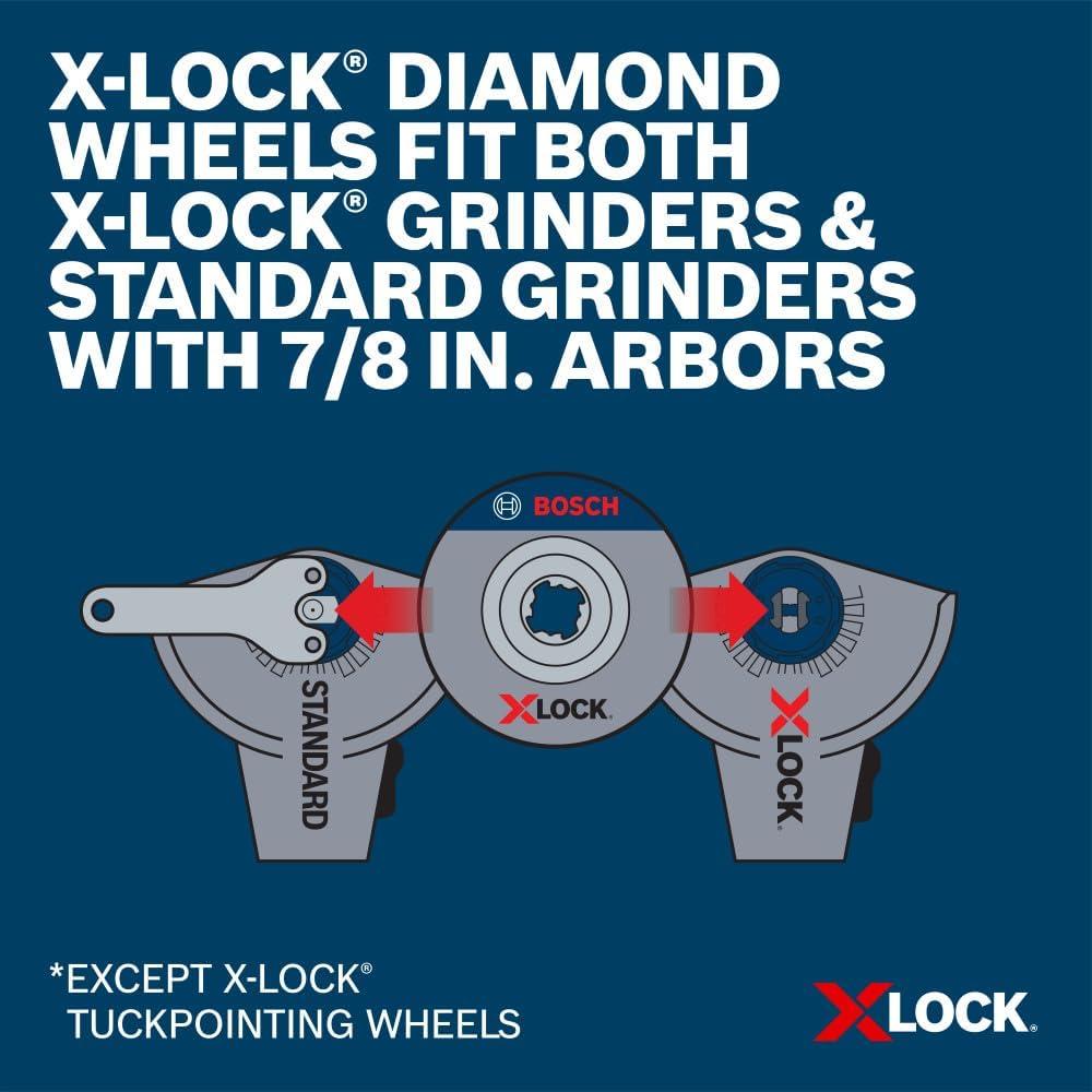 imageBosch DBX4541E 412 in XLock Xtreme Segmented Rim Diamond Blade6 in