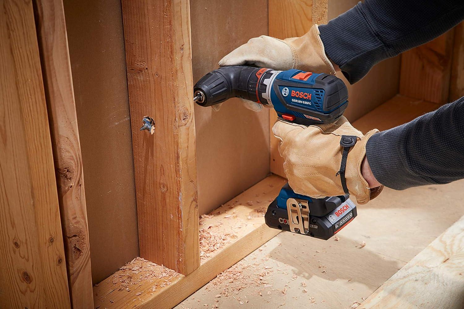 imageBosch GSR18V535FCB15 18V DrillDriver with 5In1 Flexiclick System and 1 CORE18V 4 Ah Advanced Power Battery