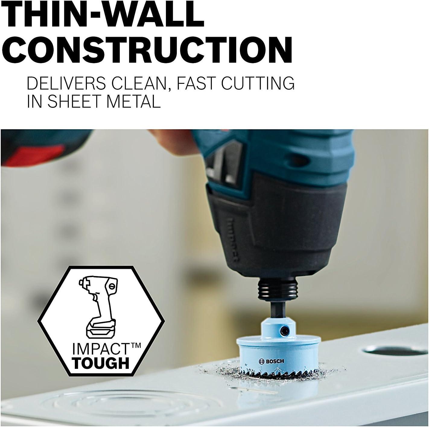 imageBosch HTW114 114 in ThinWall Hole Saw78 Inch