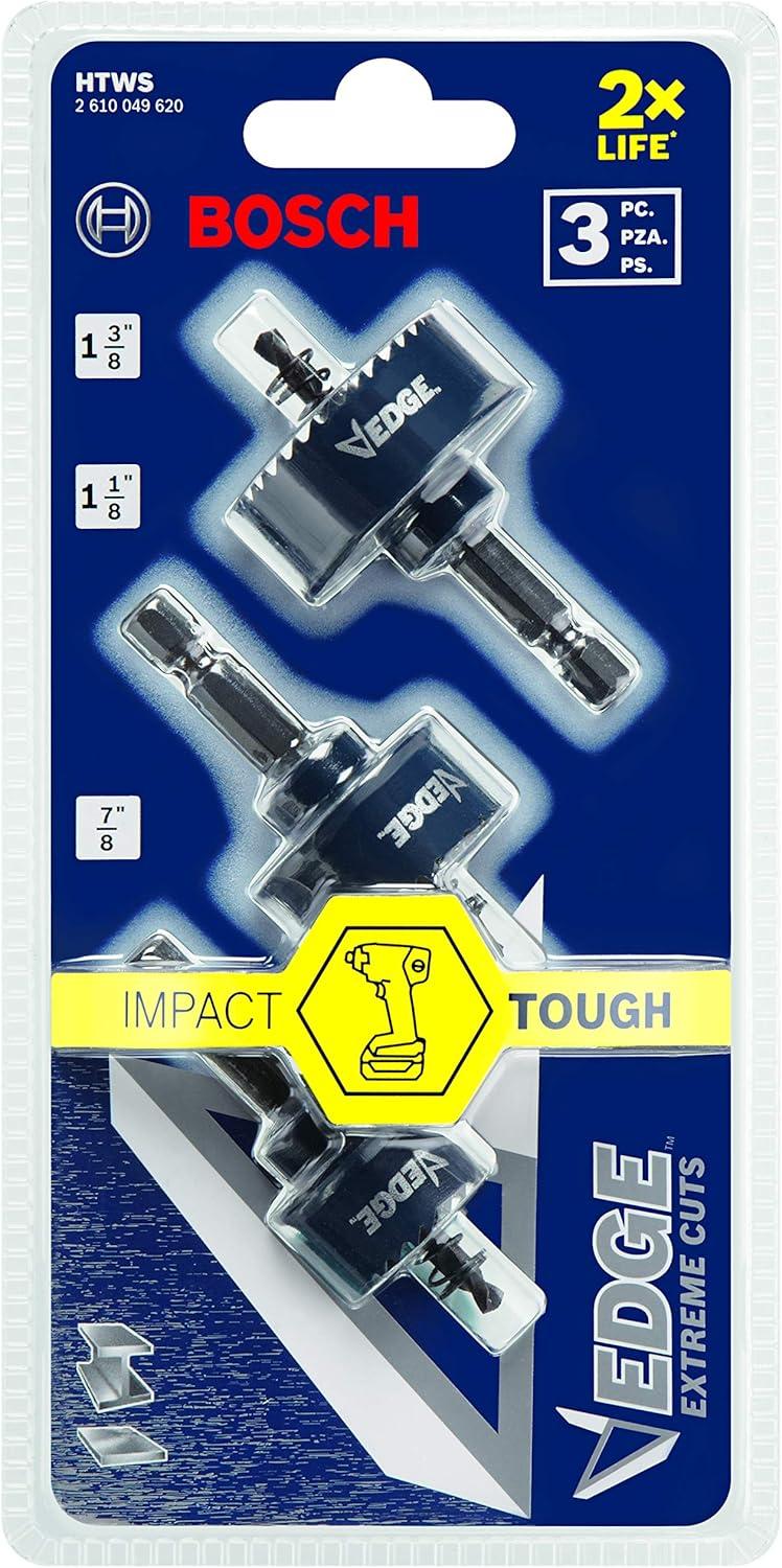 imageBosch HTW138 138 in Edge Impact Tough Hole SawAssorted Sizes