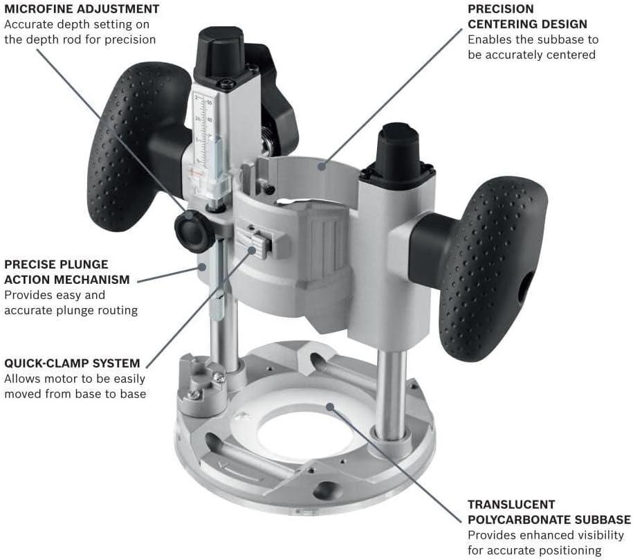 imageBosch PR111 Plunge Base for GKF125CE Palm Router