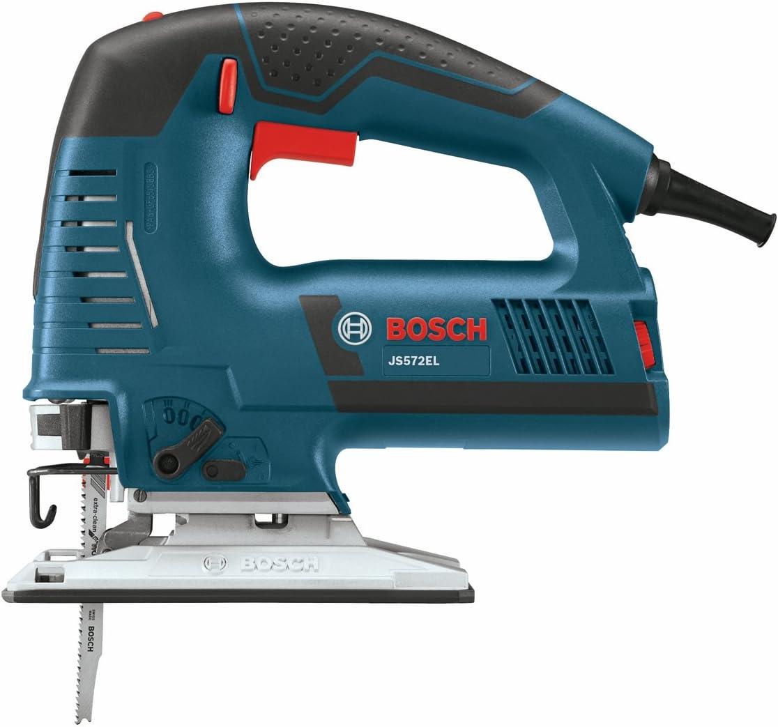 imageBosch Power Tools Jigsaw Kit JS572EK 72 Amp Corded Variable Speed TopHandle Jig Saw Kit with Assorted Blades and Carrying CaseJigsaw Kit