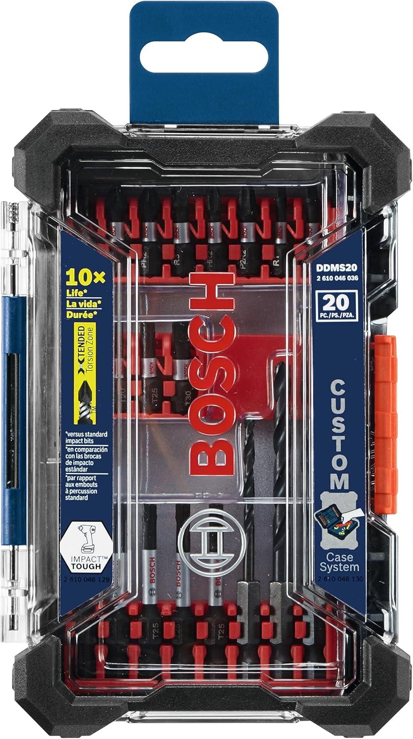 imageBosch SDMS44 44Piece Assorted Impact Tough Screwdriving Custom Case System Set for Screwdriving ApplicationsDrill Drive