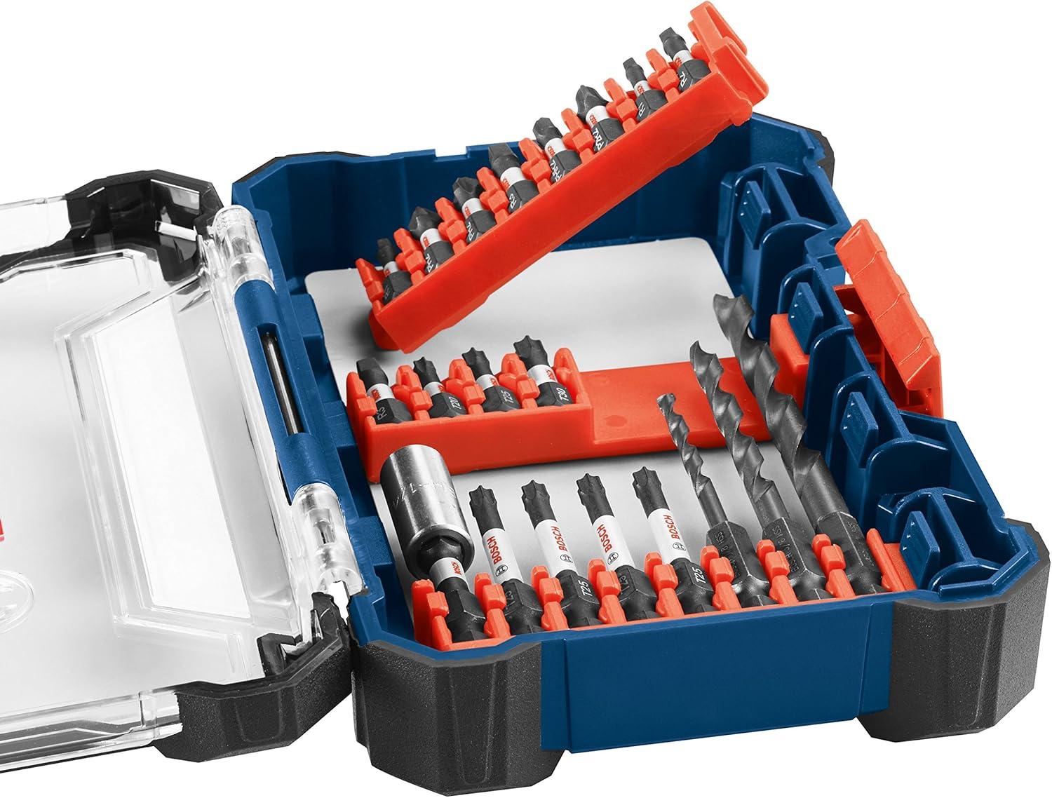 imageBosch SDMS44 44Piece Assorted Impact Tough Screwdriving Custom Case System Set for Screwdriving ApplicationsDrill Drive