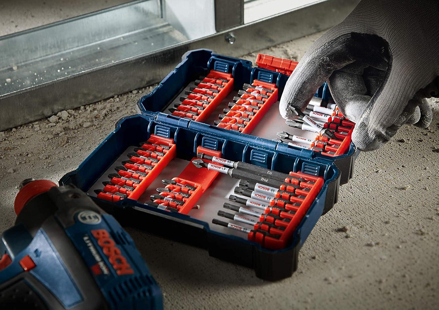 imageBosch SDMS44 44Piece Assorted Impact Tough Screwdriving Custom Case System Set for Screwdriving ApplicationsScrewdriving