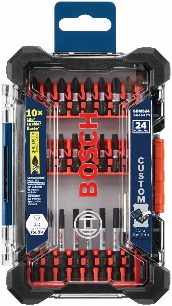 imageBosch SDMS44 44Piece Assorted Impact Tough Screwdriving Custom Case System Set for Screwdriving ApplicationsScrewdriving