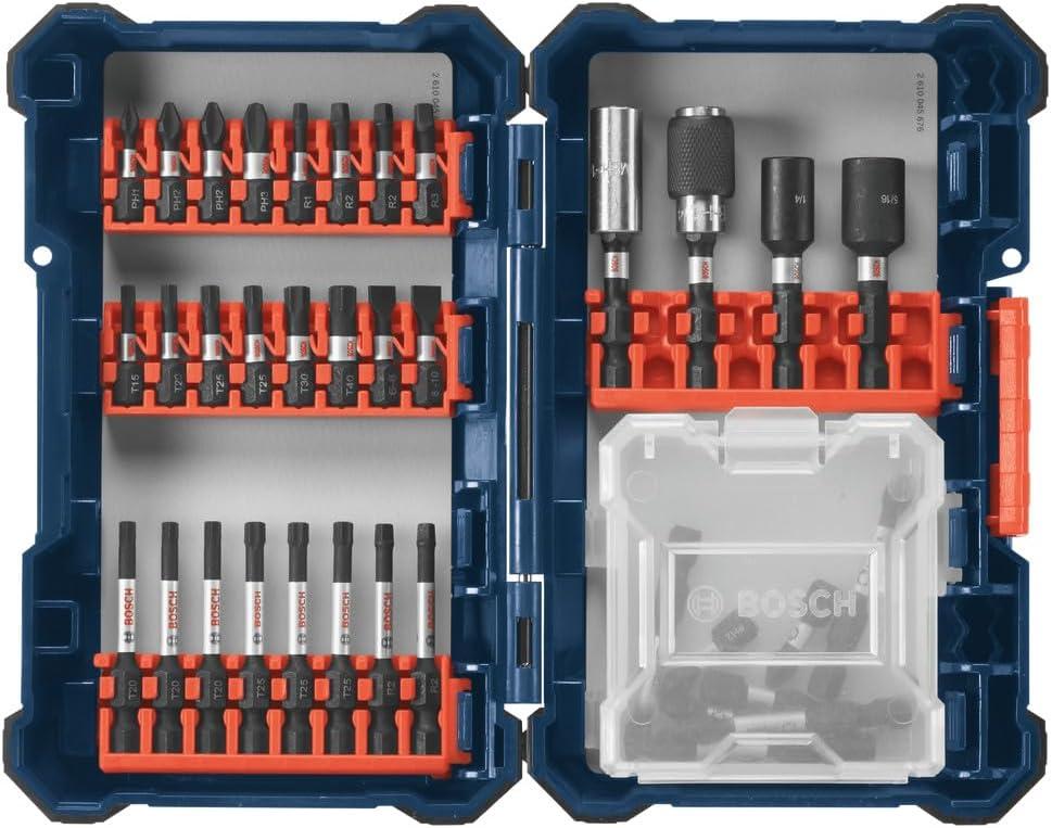 imageBosch SDMS44 44Piece Assorted Impact Tough Screwdriving Custom Case System Set for Screwdriving ApplicationsScrewdriving