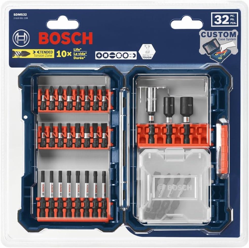 imageBosch SDMS44 44Piece Assorted Impact Tough Screwdriving Custom Case System Set for Screwdriving ApplicationsScrewdriving