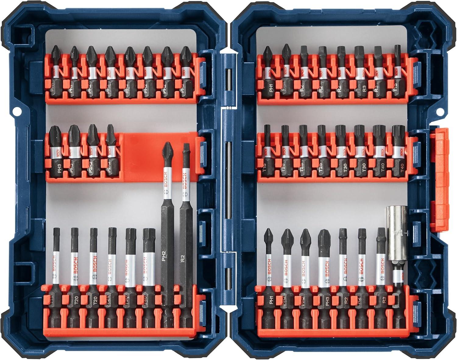 imageBosch SDMS44 44Piece Assorted Impact Tough Screwdriving Custom Case System Set for Screwdriving ApplicationsScrewdriving