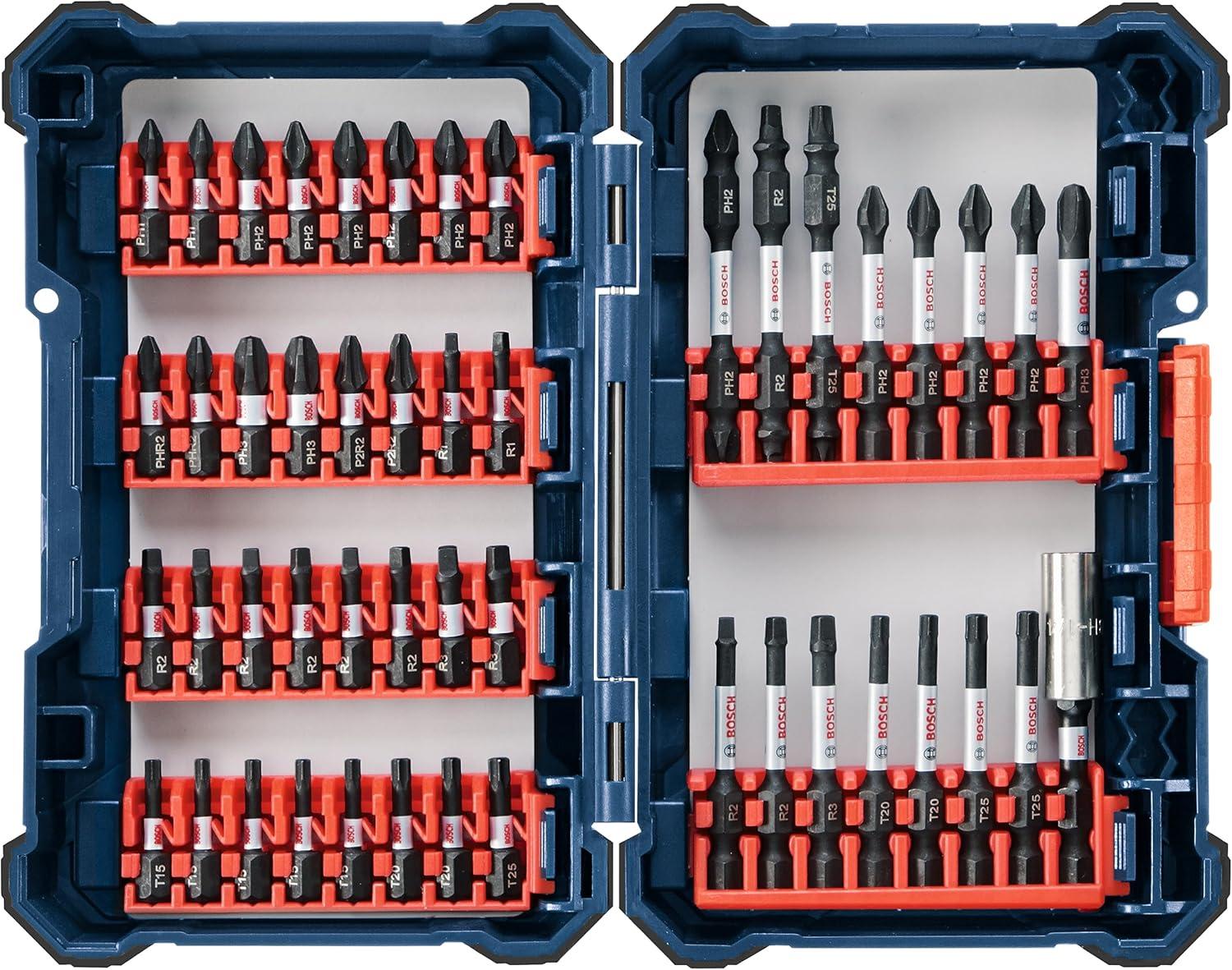 imageBosch SDMS44 44Piece Assorted Impact Tough Screwdriving Custom Case System Set for Screwdriving ApplicationsScrewdriving