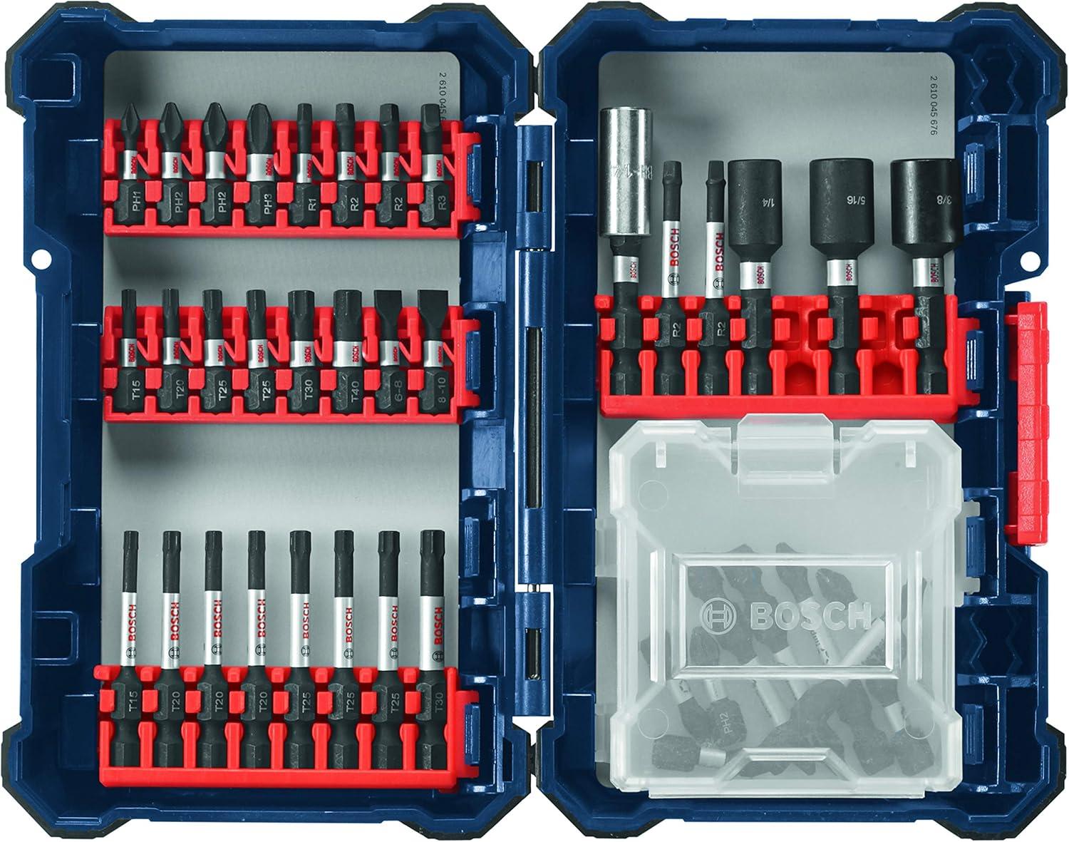 imageBosch SDMS44 44Piece Assorted Impact Tough Screwdriving Custom Case System Set for Screwdriving ApplicationsScrewdriving
