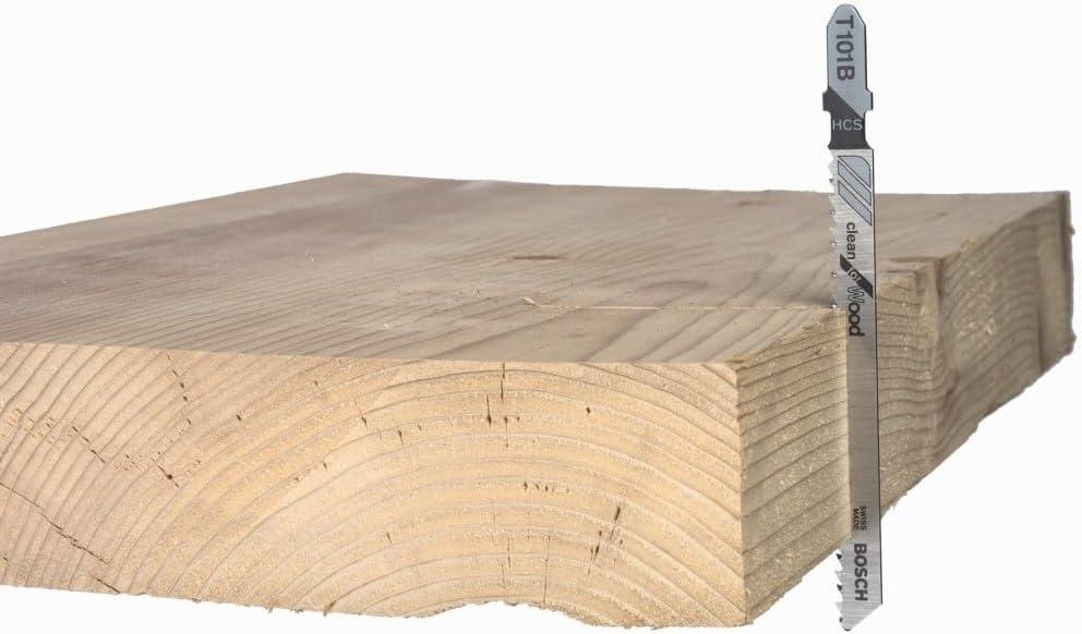 imageBosch T101AO3 3 pc 314 in 20 TPI Clean for Wood TShank Jig Saw Blades