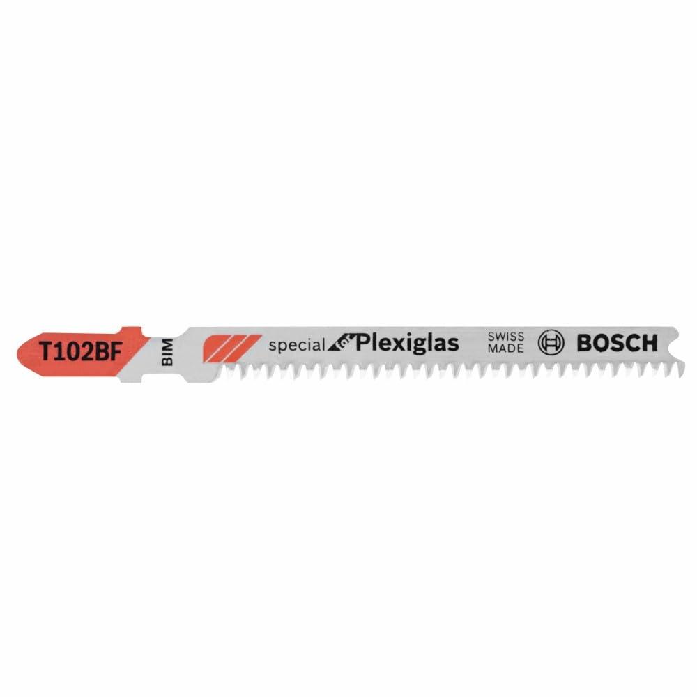 imageBosch T102BF 3 pc 358 in 13 TPI Clean for Plexiglas TShank Jig Saw Blades358 13 TPI 3 pcs