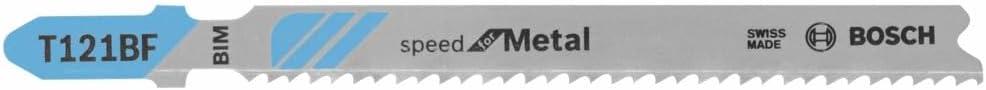 imageBosch T118GFS 5Piece 314 in 36 TPI Basic for Stainless Steel TShank Jig Saw BladesFast Cuts for Metal